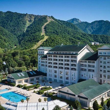 Qafqaz Riverside Hotel Gabala Exterior photo The hotel
